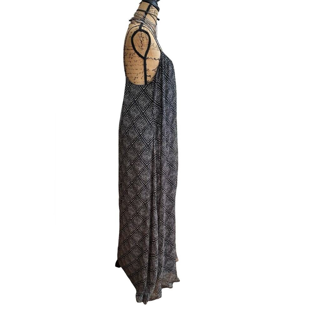 Jessica Simpson Black & White Geometric Maxi Skirt - SIZE L - LARGE - Picture 4 of 10